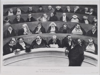 Le Ventre Législatif, 1834, lithograph on wove paper
