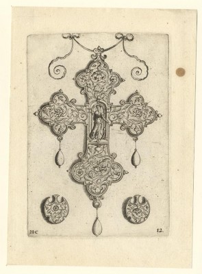 Hans Collaert 1566 – Antwerp – 1628 Jewelry Designs, 1604, No. 12, engraving