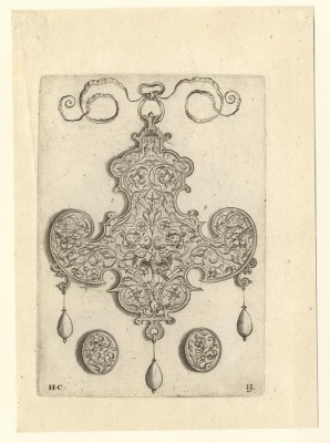 Hans Collaert 1566 – Antwerp – 1628 Jewelry Designs, 1604, No. 13, engraving