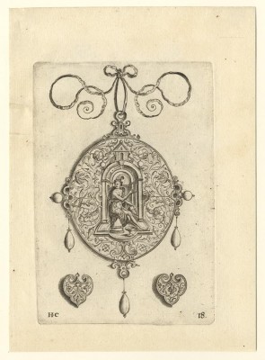 Hans Collaert 1566 – Antwerp – 1628 Jewelry Designs, 1604, No. 18, engraving