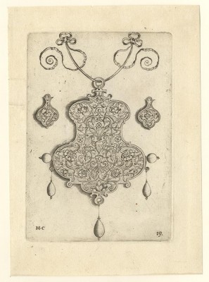 Hans Collaert 1566 – Antwerp – 1628 Jewelry Designs, 1604, No. 19, engraving