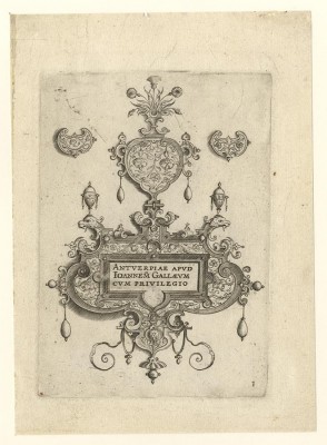 Hans Collaert 1566 – Antwerp – 1628 Jewelry Designs, 1604, No. 1, engraving