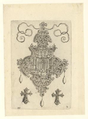 Hans Collaert 1566 – Antwerp – 1628 Jewelry Designs, 1604, No. 2, engraving