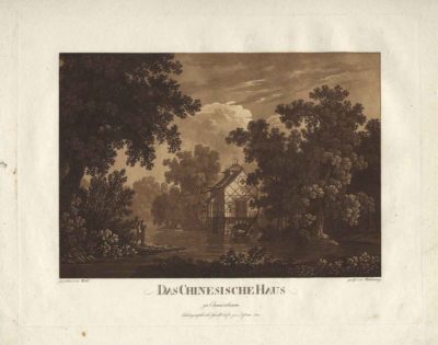 CHRISTIAN HALDENWANG 1770 Durlach – Bad Rippoldsau 1831Das chinesisches Haus zu Oranienbaum (after a drawing by HEINRICH THEODOR WEHLE) 1800
